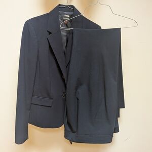 New York & Company Navy Suit Classic Formal Attire